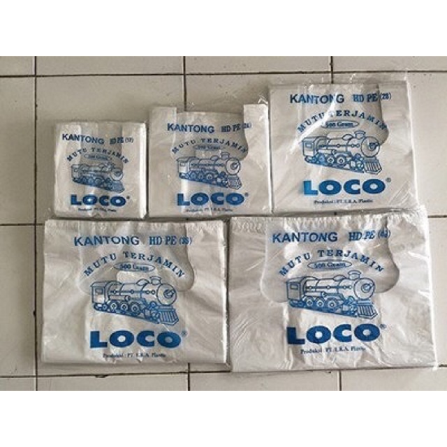 Jual Kantong Plastik Loco Putih Kresek Putih Susu Uk