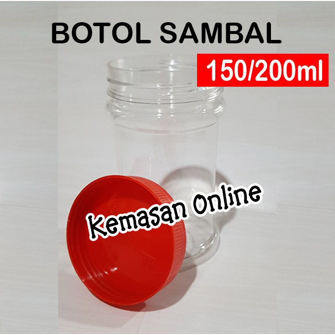 Jual Botol Sambal Ml Ml Isi Botol Toples Plastik Botol Lada