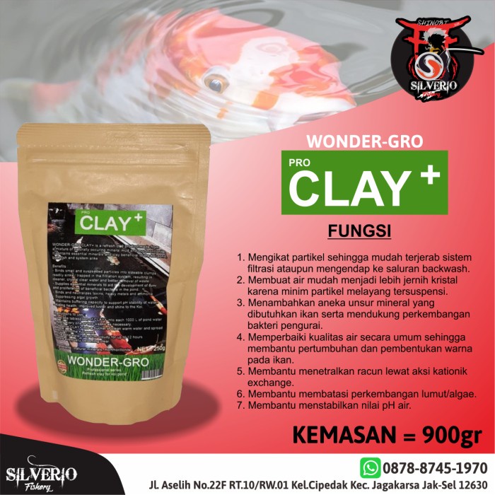 Jual Martina Holz Clay Penjernih Dan Mineral Kolam Dan Aquarium Pro