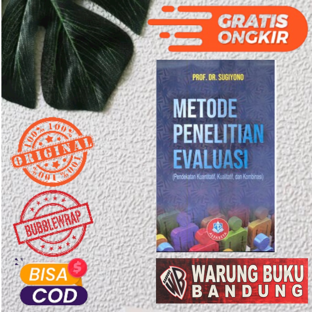 Jual Buku Metode Penelitian Evaluasi Pendekatan Kuantitatif