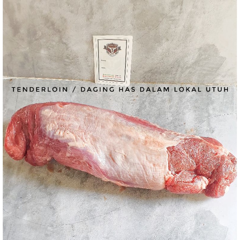 Jual Daging Has Dalam Tenderloin Daging Steak Sapi Utuh 1kg Shopee