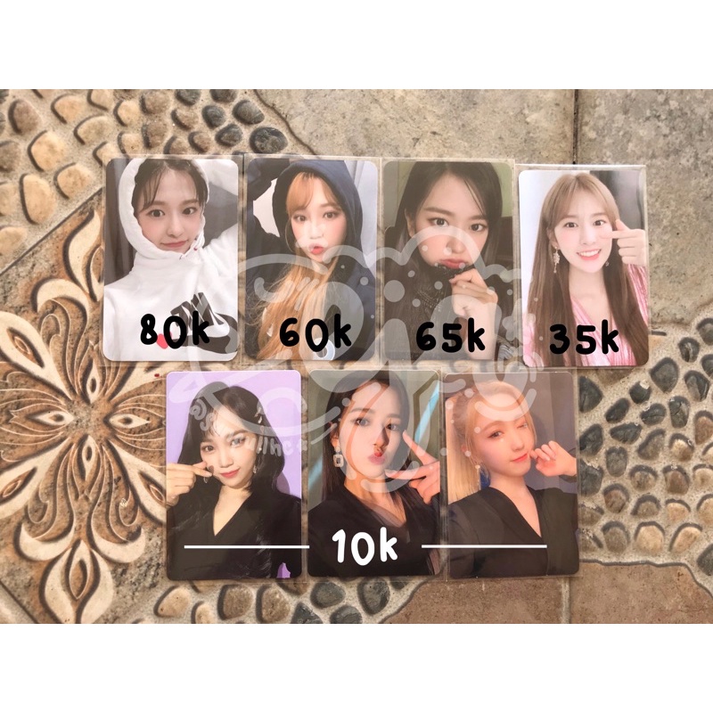 Jual Pc Photocard Izone Iz One Yujin Hitomi Chaewon Or One Reeler