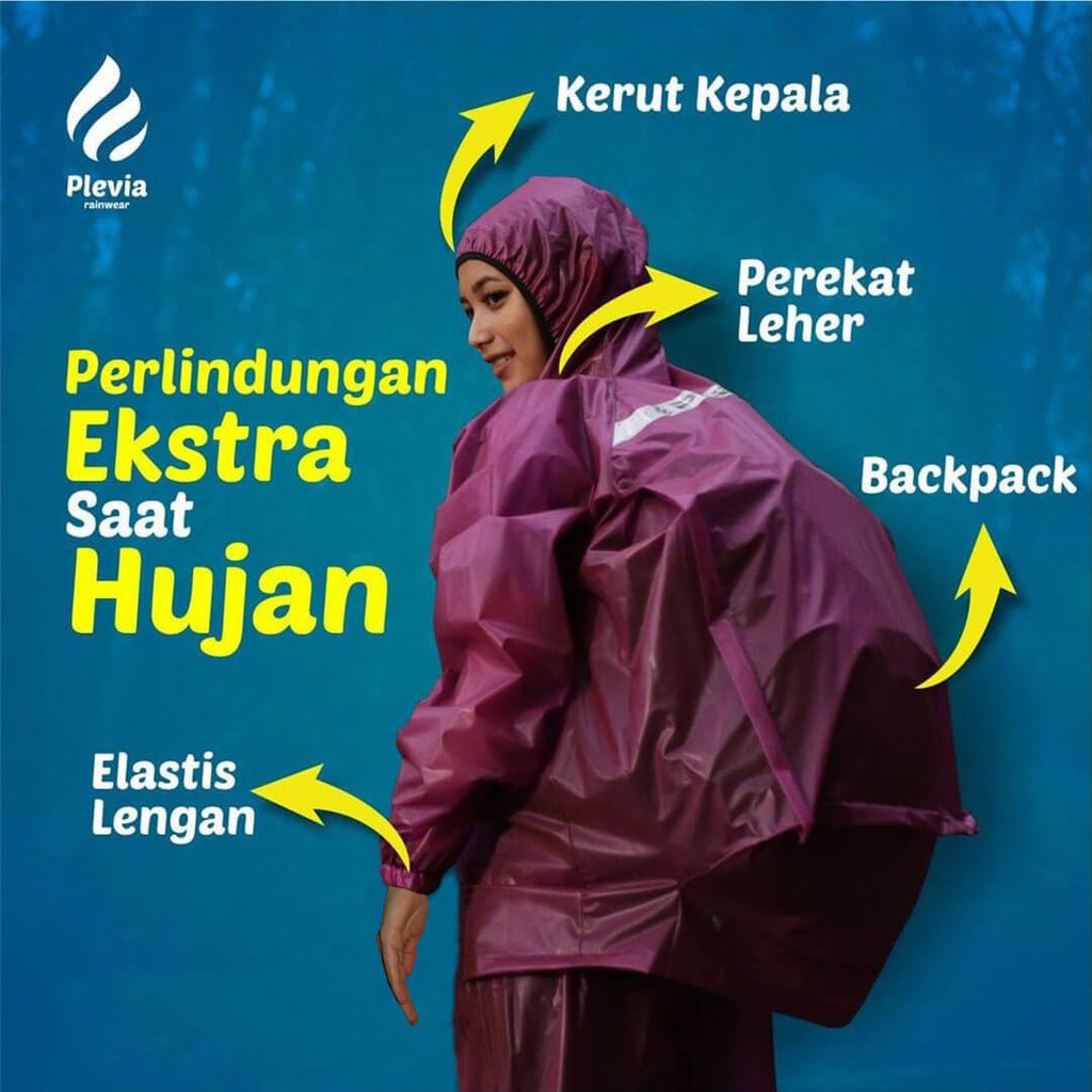 Jual Jas Hujan Setelan Mantel Dewasa Raincoat Kura Kura Remaja Pria