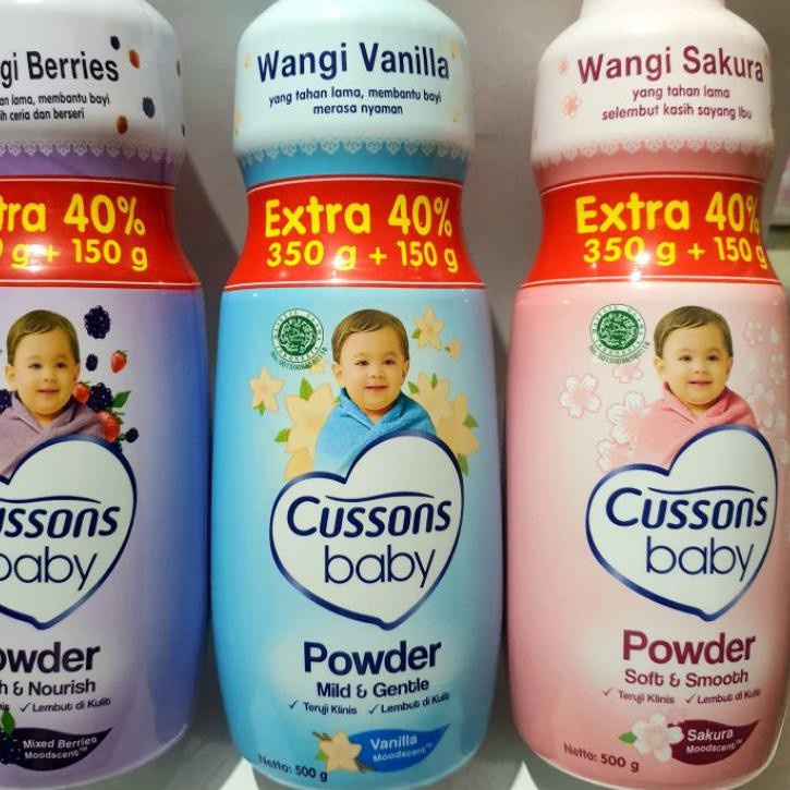 Jual Cussons Baby Powder Gr Extra Isi Gr Bedak Bayi Shopee