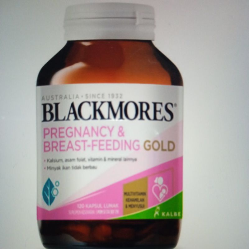 Jual Blackmores Pregnancy Breastfeeding Gold Isi 120 Tablet Shopee