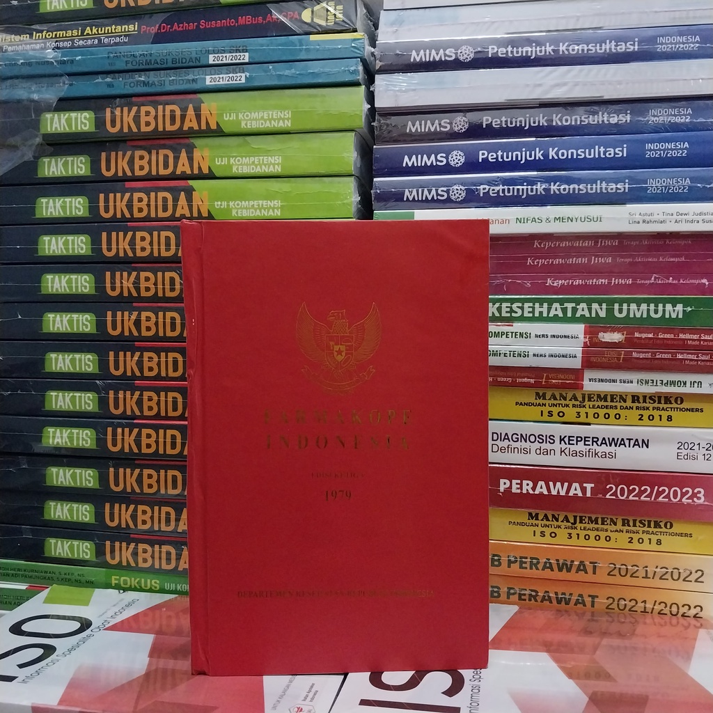 Jual FARMAKOPE EDISI 3 HARD COVER BUKU FARMASI DASAR FARMAKOPE 3 ISO