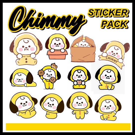 Jual BABY CHIMMY STICKER PACK BTS BT21 Shopee Indonesia