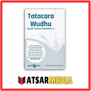 Jual Buku Tata Cara Wudhu Gema Ilmu Tatacara Wudhu Sesuai Tuntunan