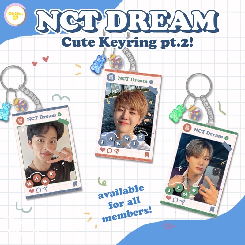 Jual Nct Dream Cute Keyring Part Keychain Dreamies Nct Gantungan