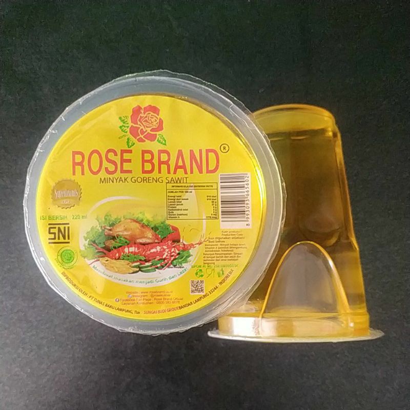 Jual Rose Brand Minyak Goreng Gelas Ml Shopee Indonesia