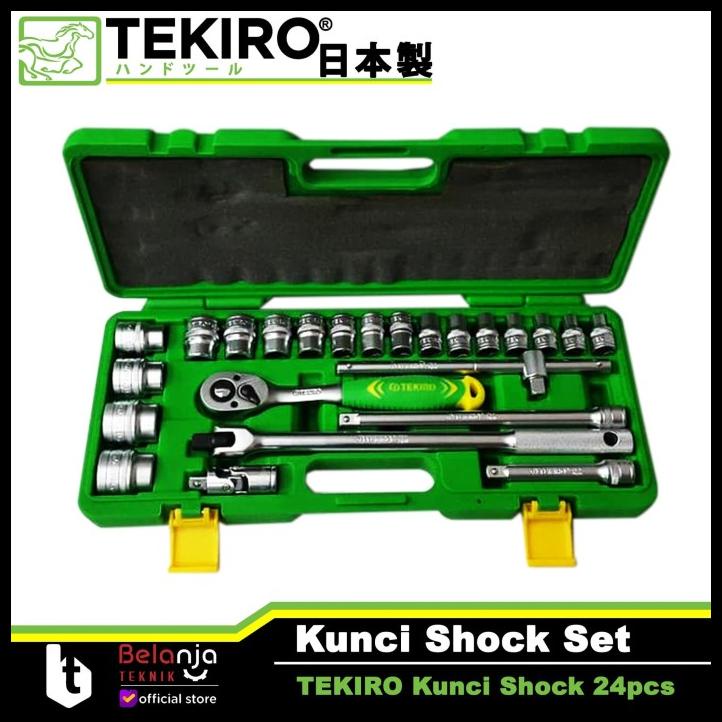 Jual Tekiro Kunci Shock Set 8 32 Mm 1 2 Hand Socket 24 Pcs 6 Pt 8