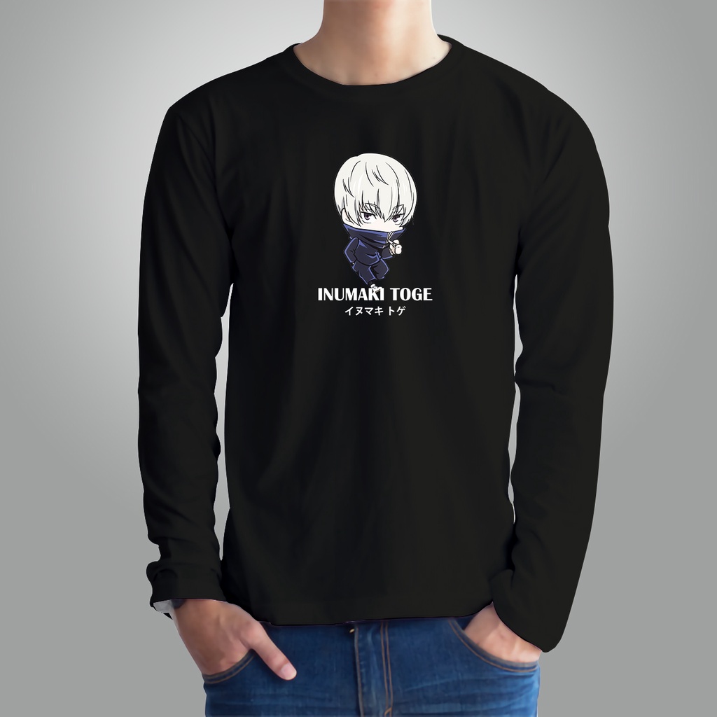 Jual T Shirt Kaos Anime Jujutsu Kaisen Inumaki Toge Chibi Lengan