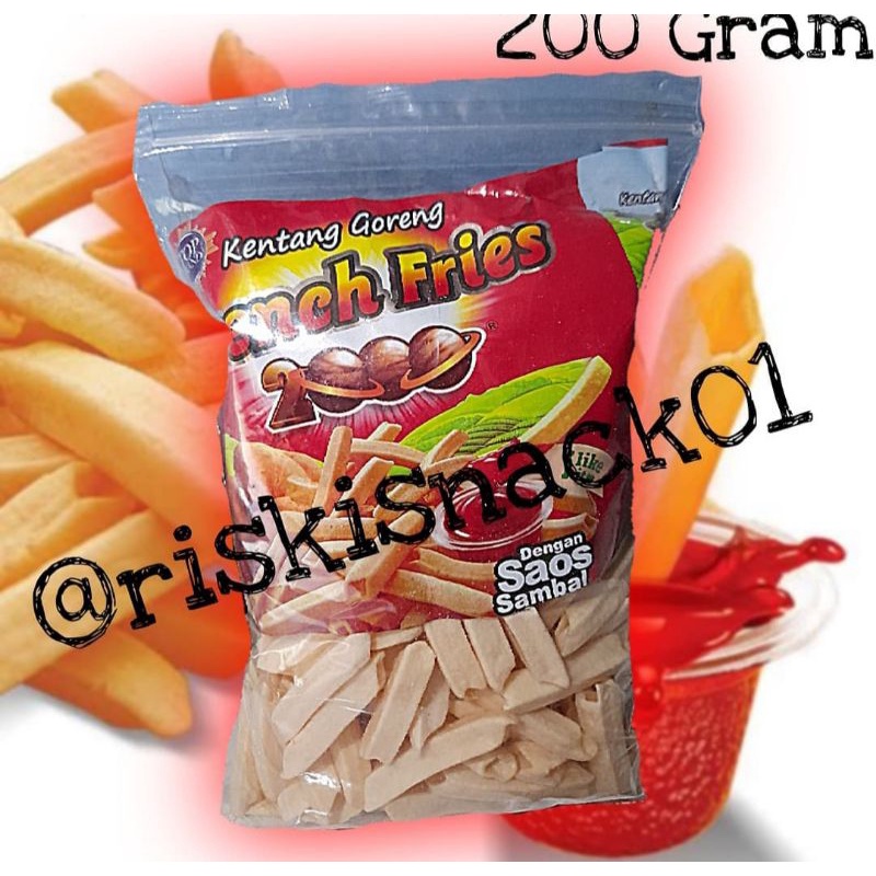 Jual Snack Kiloan Murah Ciki Kentang French Fries 200 Gram Shopee