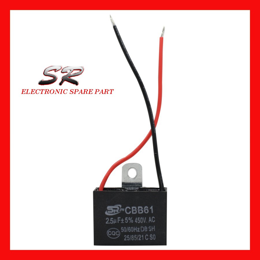 Jual Capacitor Uf V Sr Jpn Capasitor Kapasitor Kotak Hitam