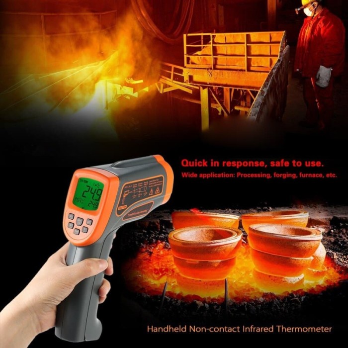 Jual Smart Sensor Digital Laser Infrared Thermometer Gun 18 1650