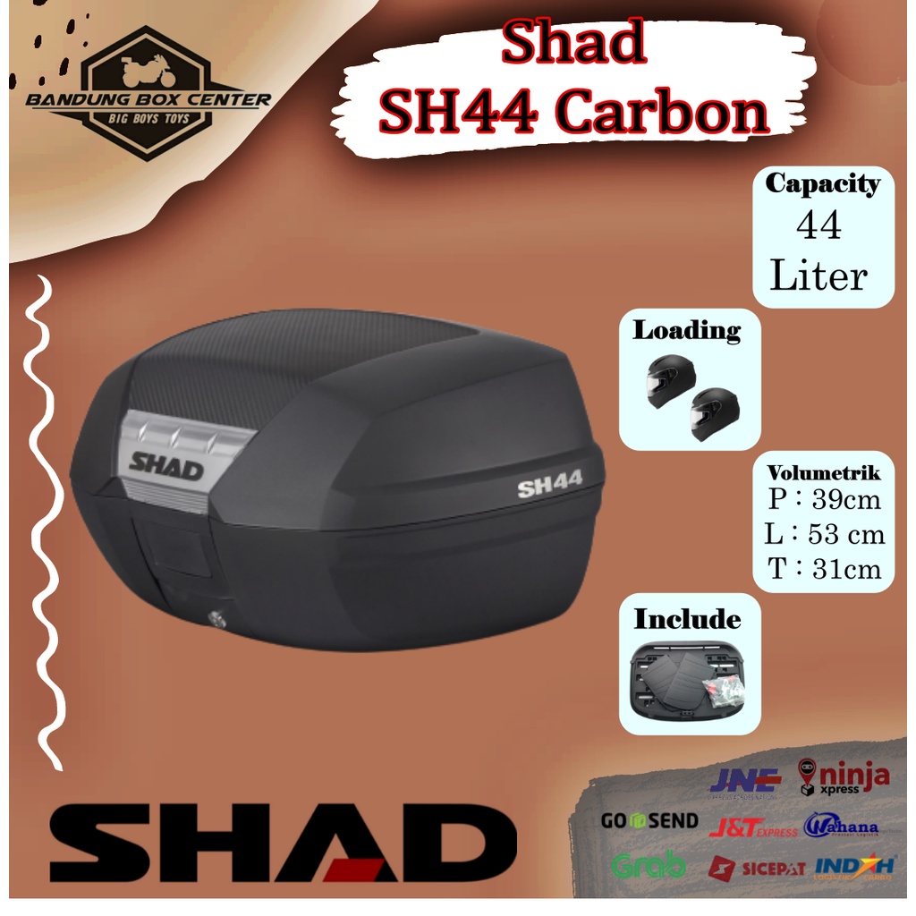 Jual Box Motor Box Shad Sh Box Touring Shad Sh Carbon Shopee