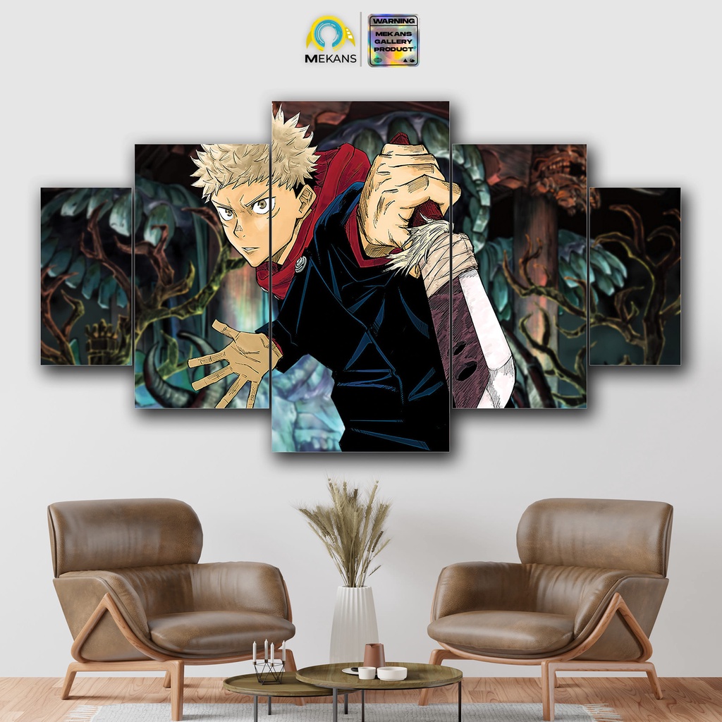 Jual MEKANS 1 SET Pajangan Hiasan Dinding JUJUTSU KAISEN ITADORI YUJI