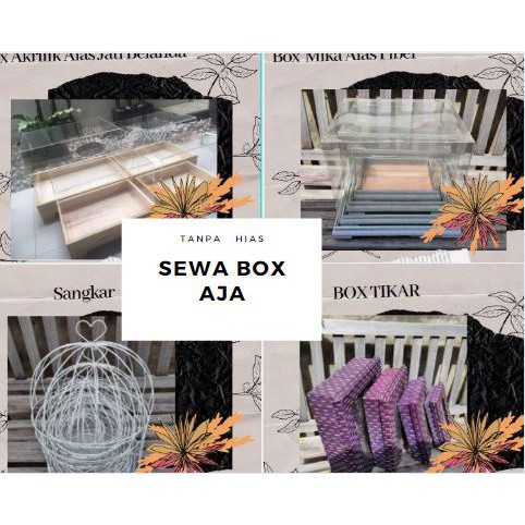 Jual Sewa Box Hantaran Tanpa Hias Shopee Indonesia