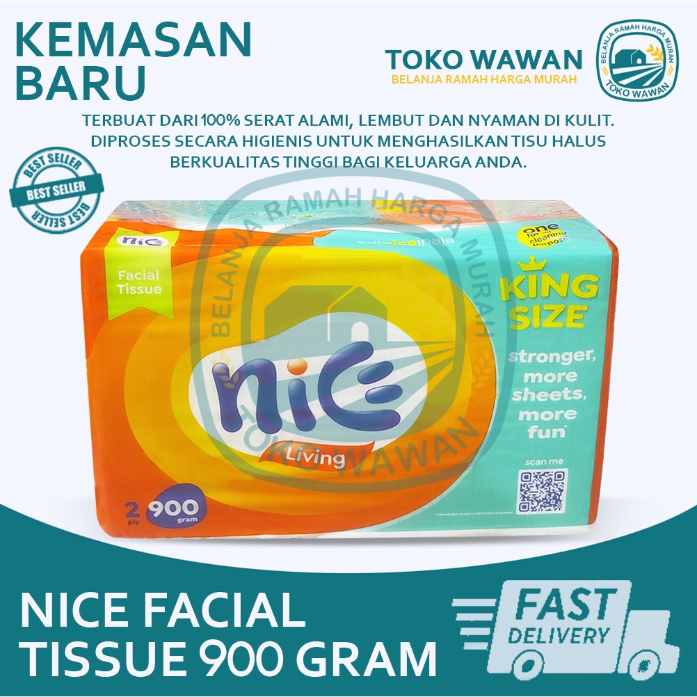 Jual Tissue Nice Facial Gram Ply Tisu Wajah Halus Tissu Muka