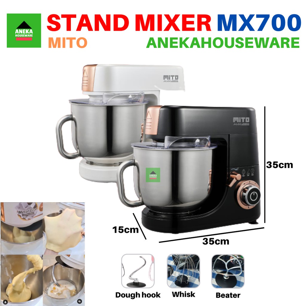 Jual Stand Mixer Mito MX700 Standing Mixer 7 Liter Shopee Indonesia