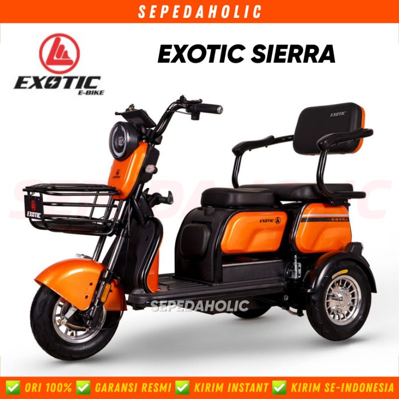 Jual Sepeda Listrik EXOTIC SIERRA PACIFIC MAXIMUS PACIFIC CROSSER