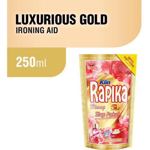 Jual Rapika Pelicin Pakaian Biang 5 In 1 Gold 250 Ml Shopee Indonesia