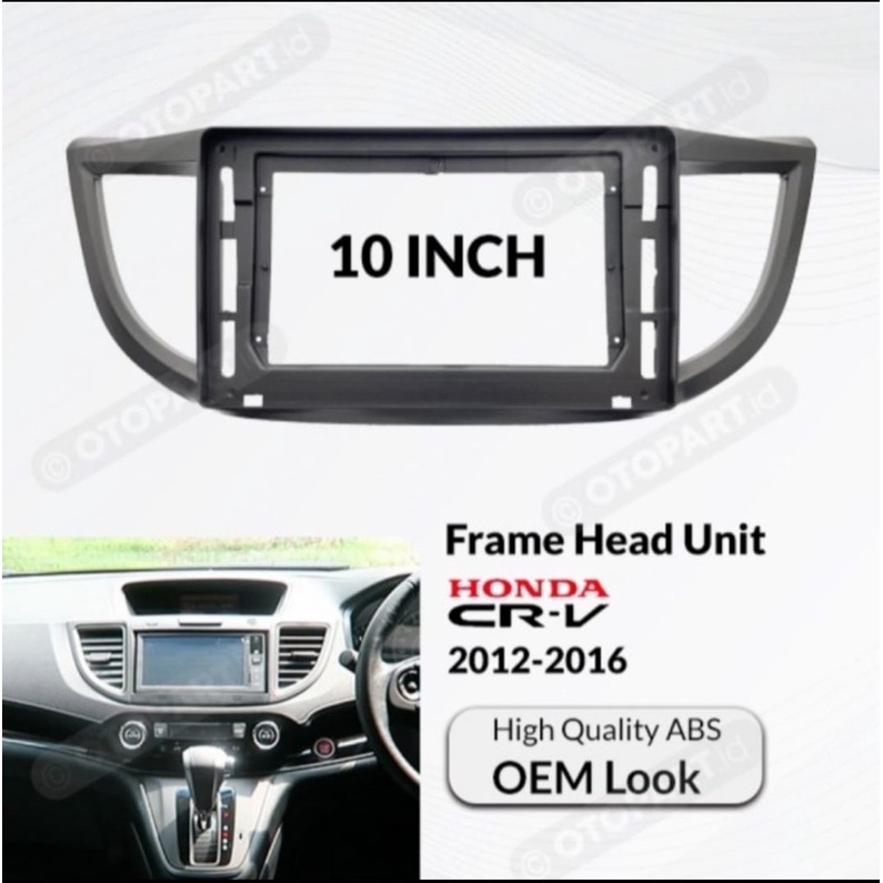 Jual Frame Head Unit Double Din Android Honda Crv Inch