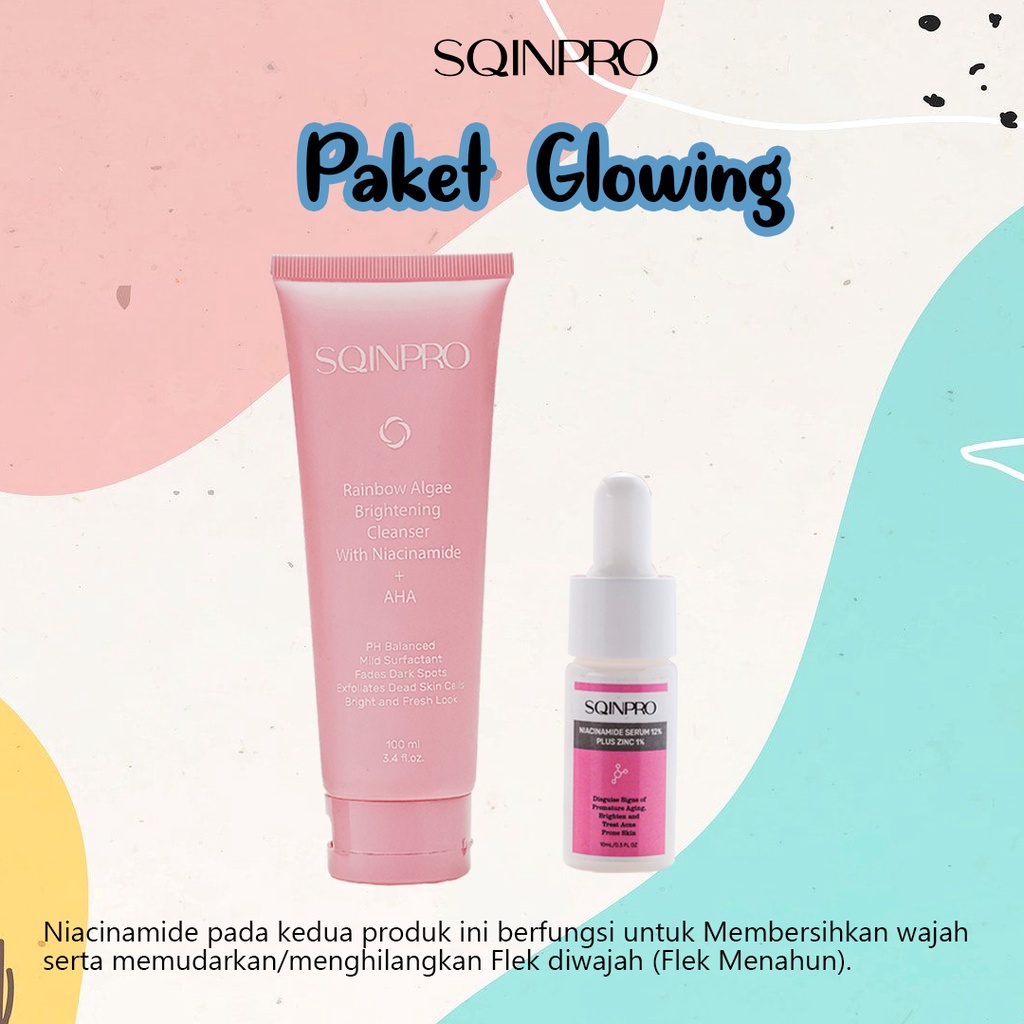 Jual Sqinpro Skincare Paket Glowing Ukuran Kecil Shopee Indonesia