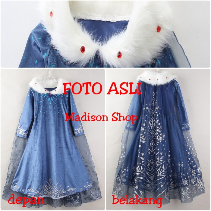 Jual Kostum Elsa Frozen 2 Dress Princess Disney Elsa Anna Kostum