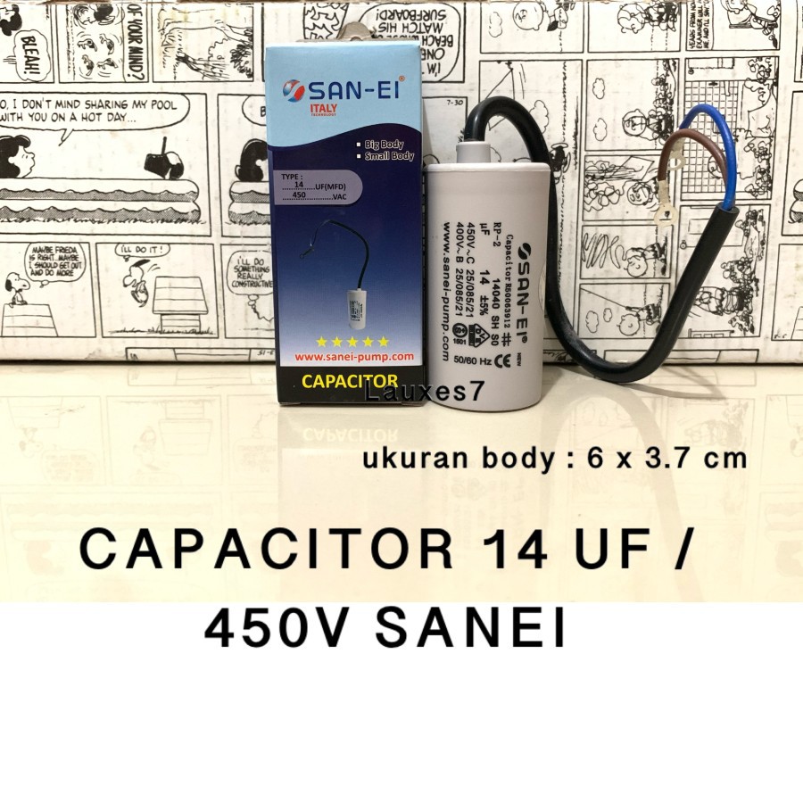 Jual Capacitor Uf Bulat San Ei Kapasitor Bulat Capasitor Pompa