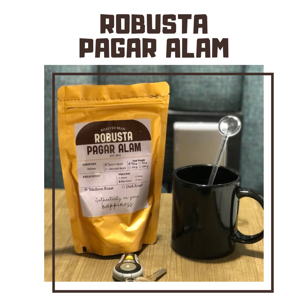 Jual Kopi Robusta Pagar Alam 1kg Penikmat Kopi Enak Shopee Indonesia