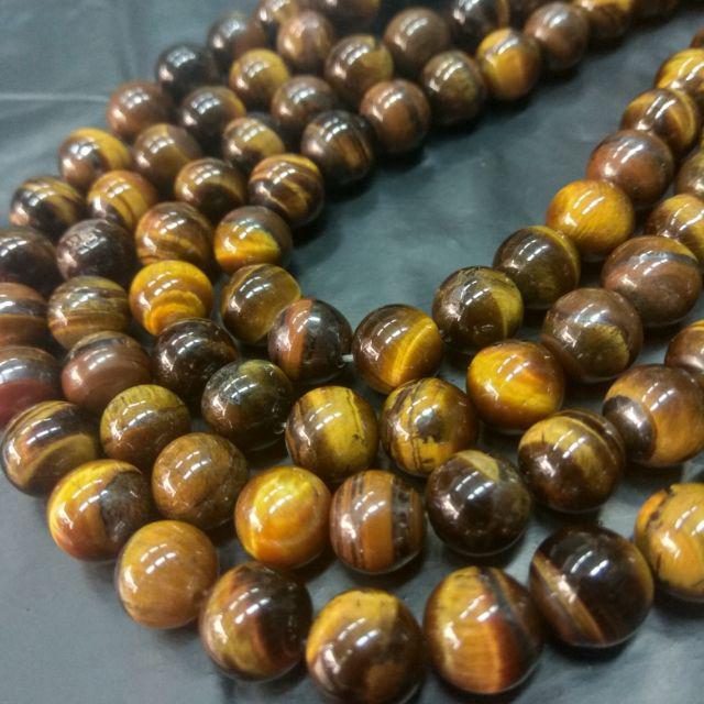 Jual Gelang Batu Tiger Eye Mata Macan Biduri Sepah Uk 6mm 8mm 10mm 12mm