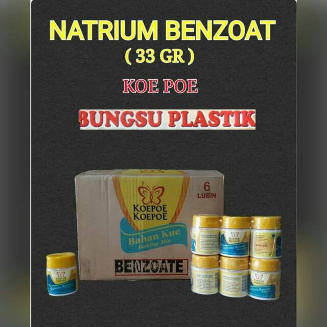 Jual Natrium Benzoat Koepoe Koepoe Sodium Pengawet Makanan Kupu Kupu