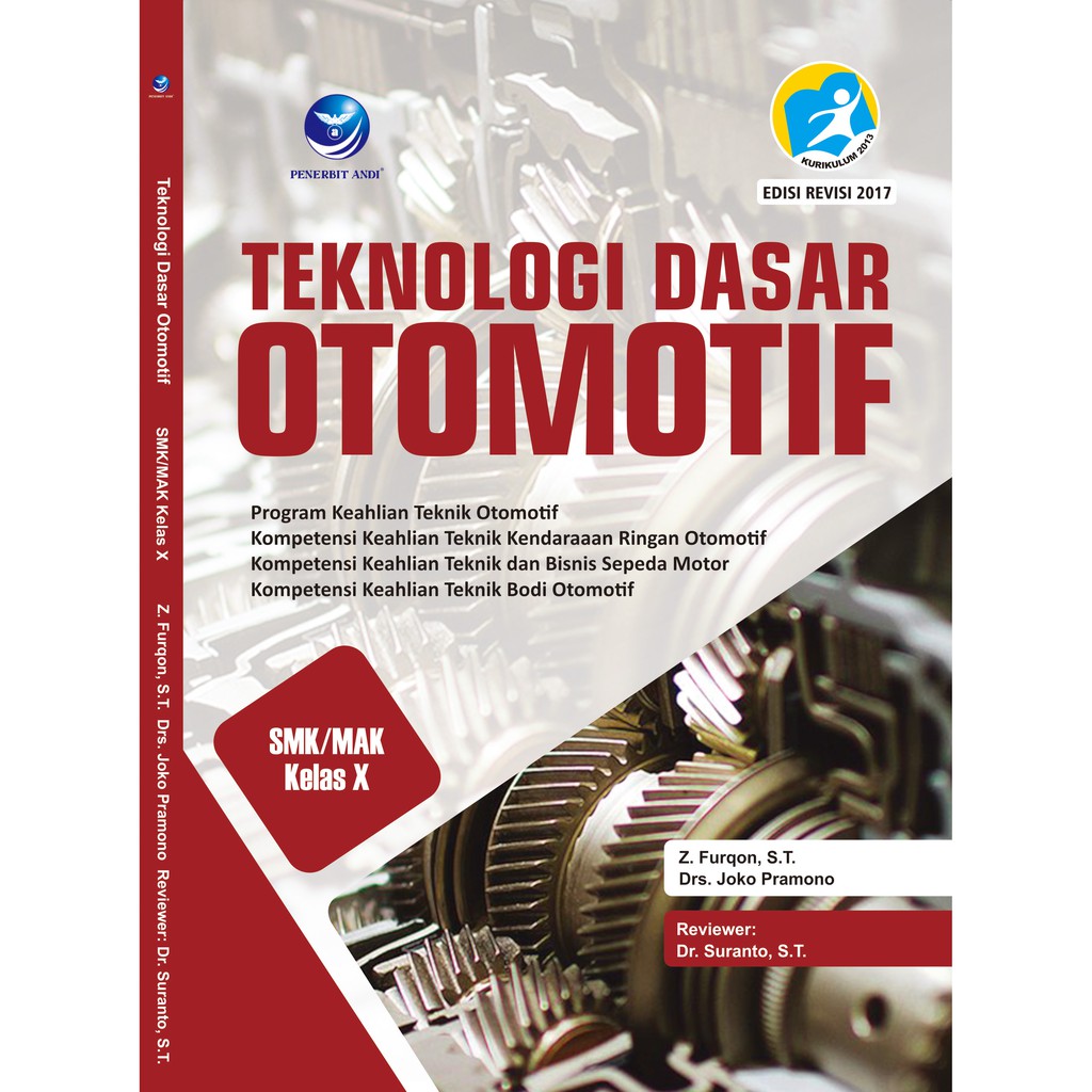 Jual Teknologi Dasar Otomotif Program Keahlian Teknik Otomotif Smk