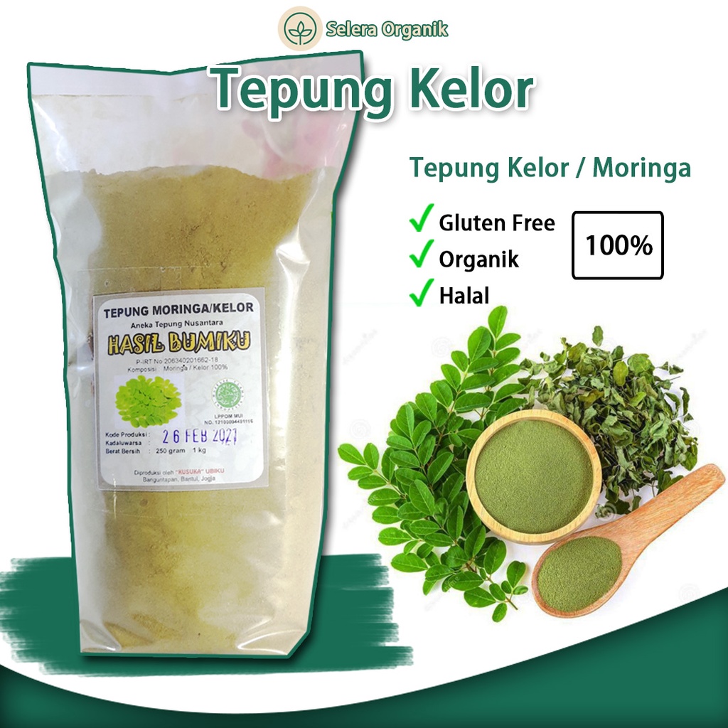 Jual Tepung Daun Kelor Moringa Kg Organik Bebas Gluten Free