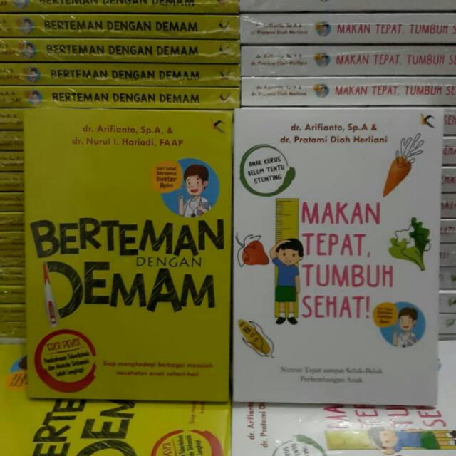 Jual Paket 2 Buku Berteman Dengan Demam Dan Makan Tepat Tumbuh Sehat By