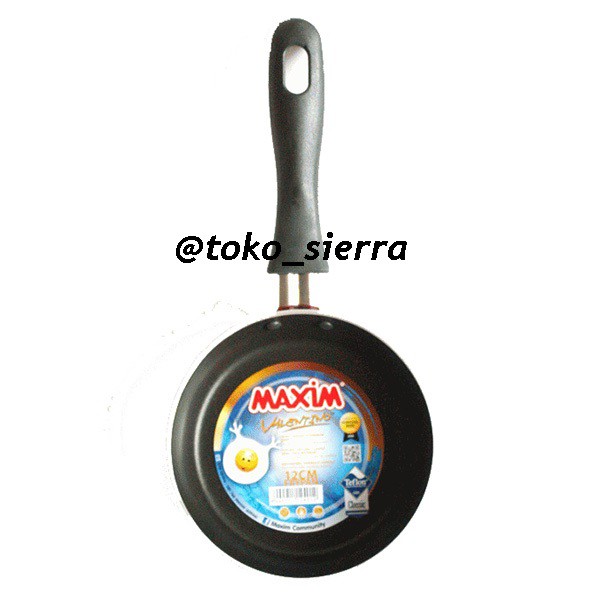 Jual Teplon MAXIM Valentino Frypan 12 Cm ANTI LENGKET Berbahan