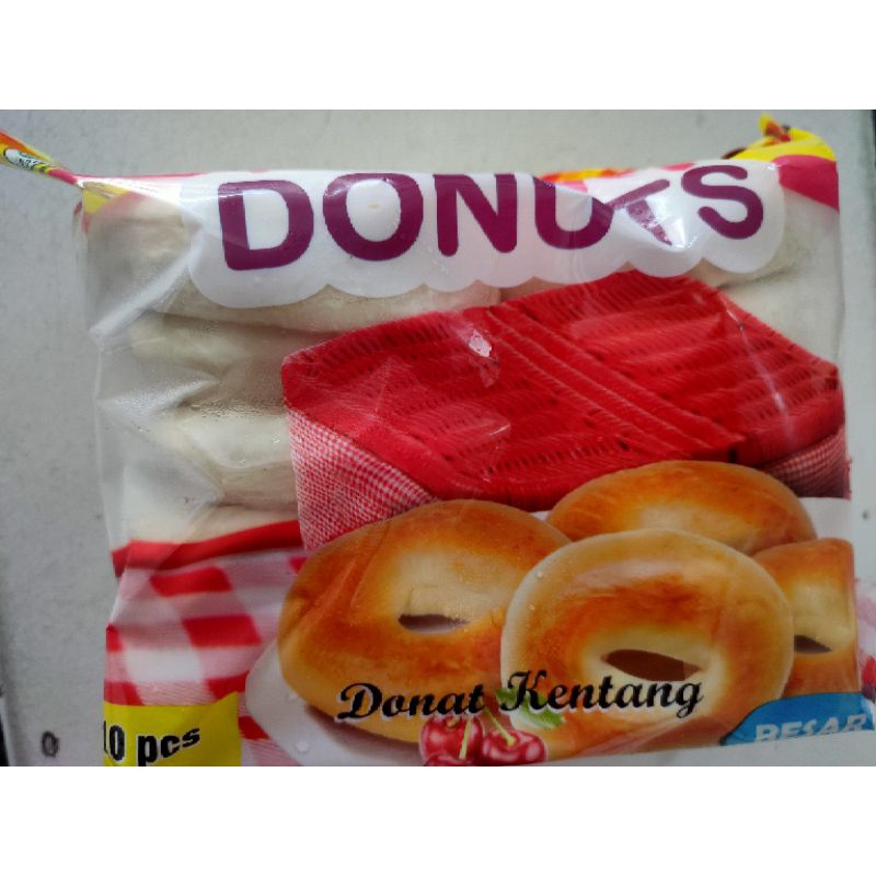 Jual Pelangi Donuts Donat Kentang Isi 10 Pcs Shopee Indonesia