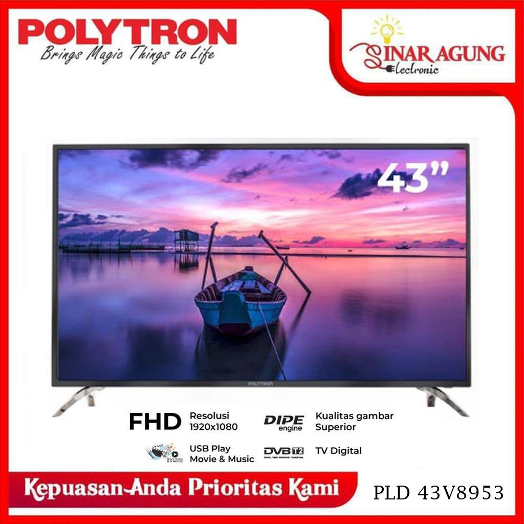 Jual POLYTRON LED TV DIGITAL 43 INCH PLD 43V8953 100 ORI Shopee