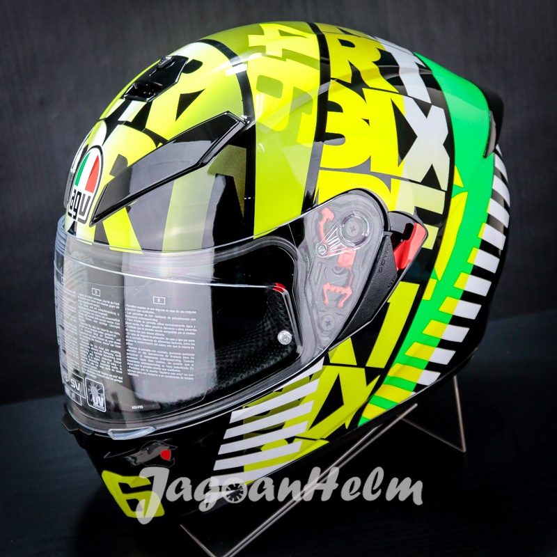 Jual AGV HELM K3 SV SNI TOP MPLK ASIA FIT TRIBE 46 DOUBEL VISOR