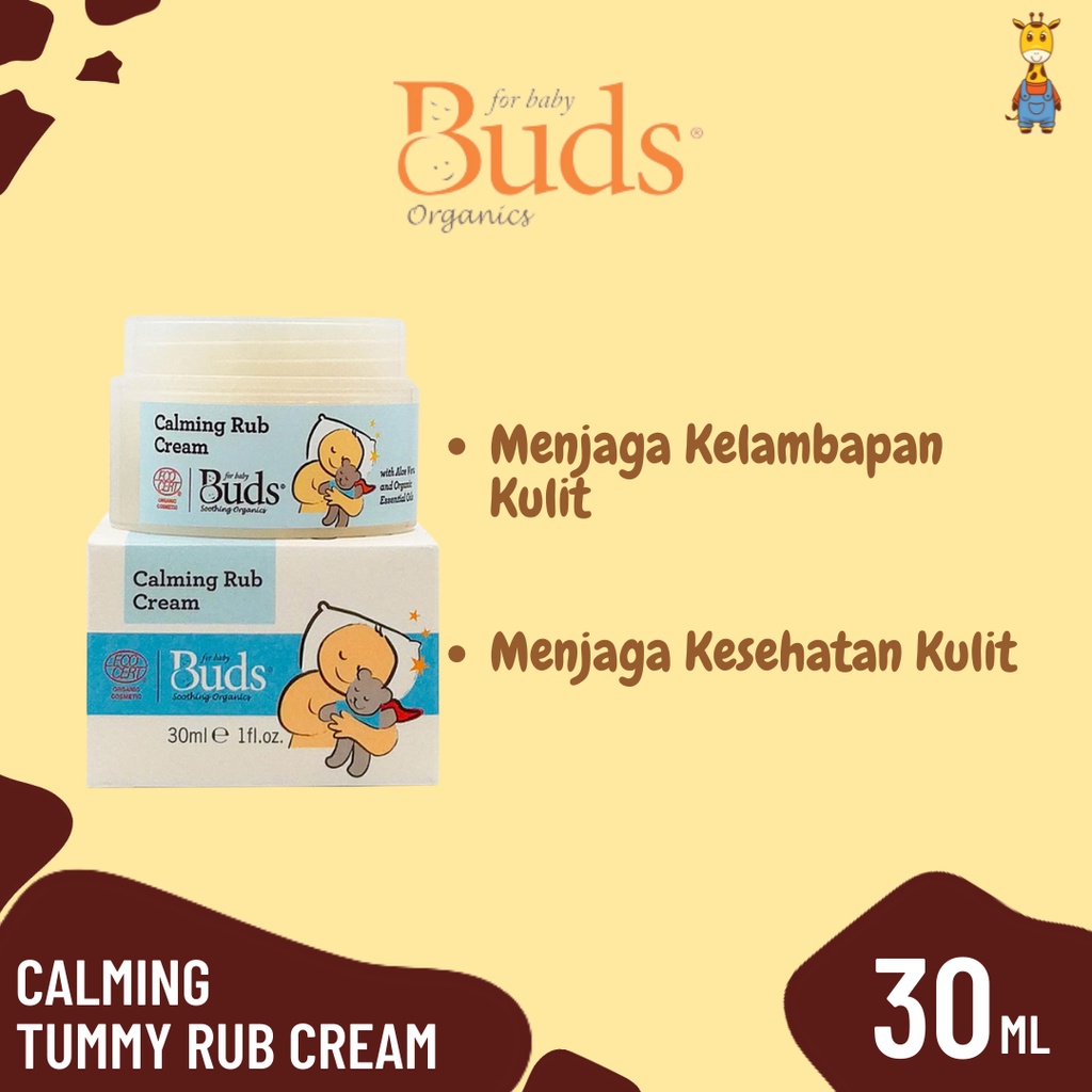 Jual Buds Calming Tummy Rub Cream Ml Ml Shopee Indonesia