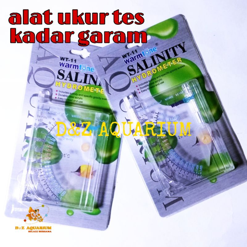 Jual Hydrometer Salt Water Pengukur Kadar Garam Laut Salinity