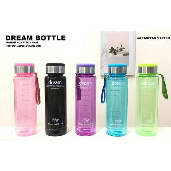 Jual Botol Minum Dream 1000 Ml Tempat Air 1 Liter Sport SG Shopee