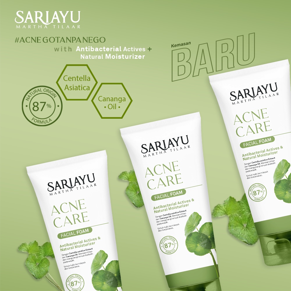 Jual SariAyu Acne Care Facial Foam 75gr Shopee Indonesia