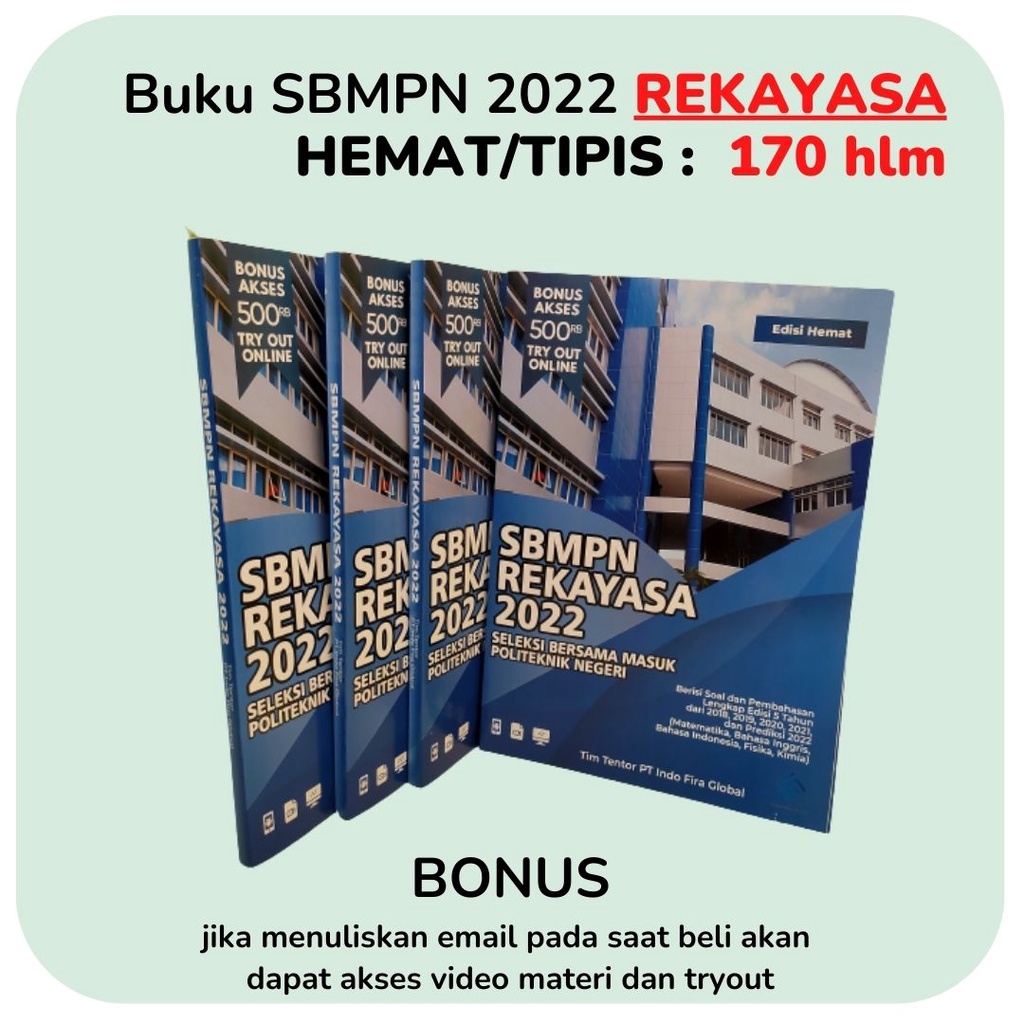 Jual Buku UMPN Rekayasa Tataniaga 2022 Latihan Soal SBMPN Politeknik