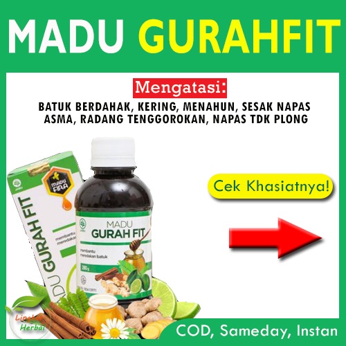 Jual Madu Gurah Fit Original Obat Herbal Batuk Berdahak Kering Sesak