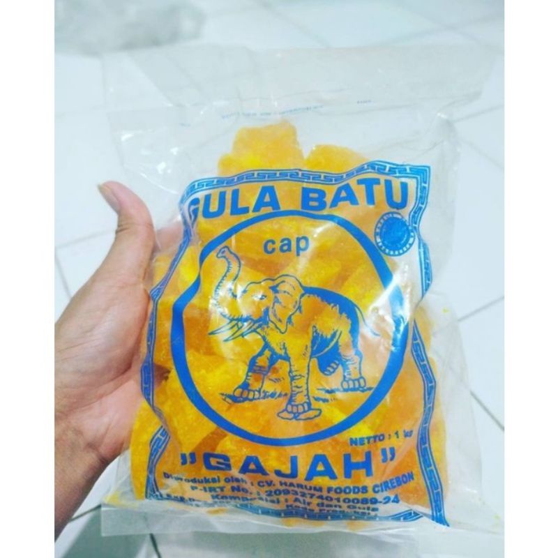 Jual Gula Batu Madu Cap Gajah Asli Khas Kota Cirebon Kemasan Kg