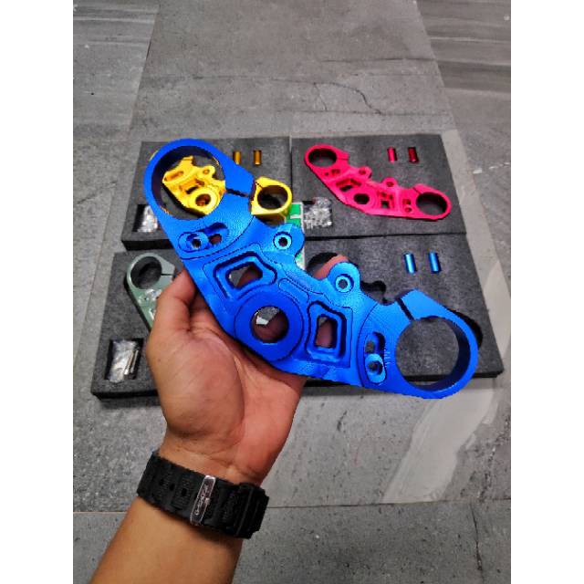 Jual Triple Clamp R Vva Segitiga R Cnc Stang Cover Usdh Handle