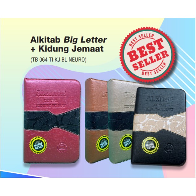 Jual Alkitab Nyanyian Big Letter Alkitab Kj Besar Tb Ti Bl Kj