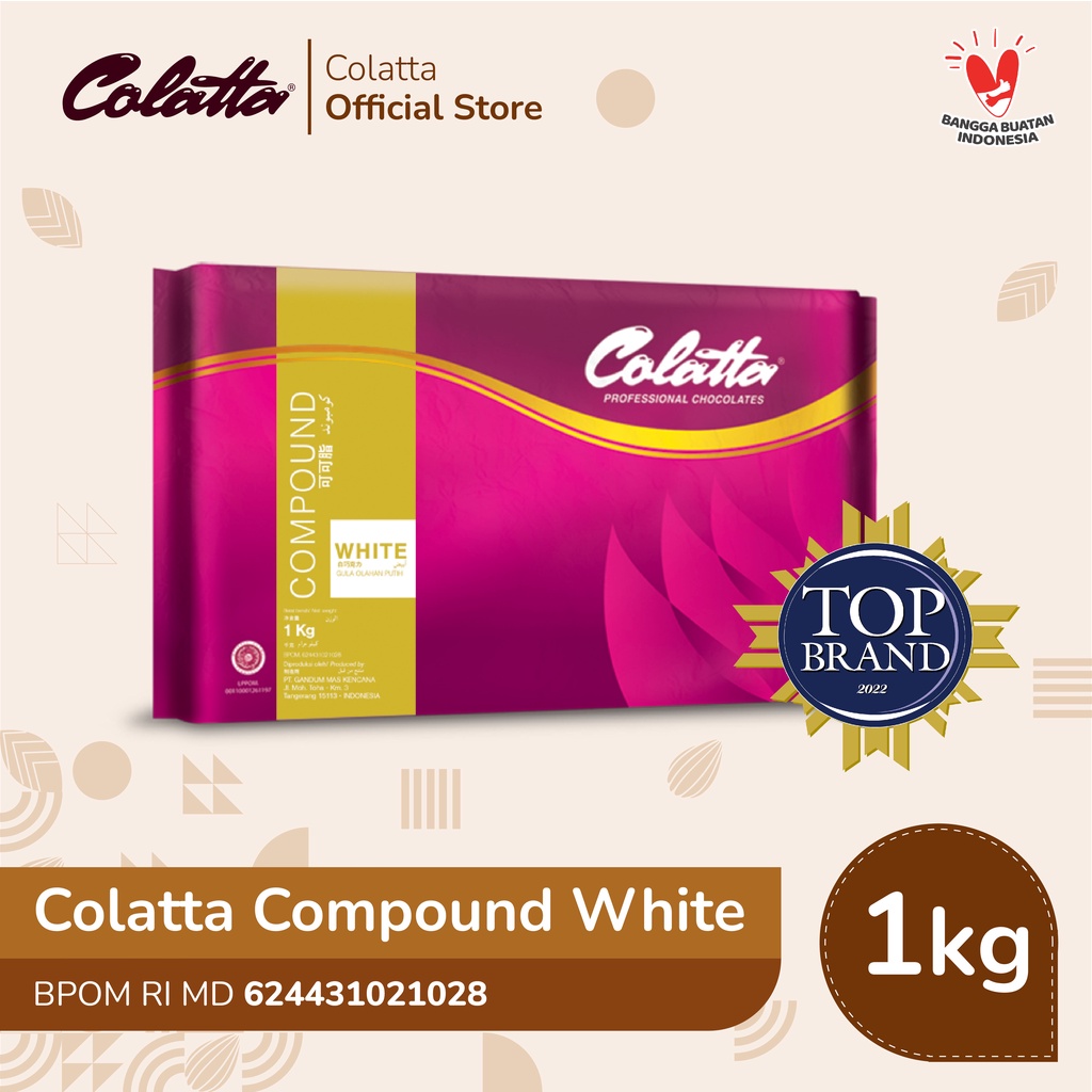 Jual Colatta Compound Chocolate White Coklat Putih Batang Kg